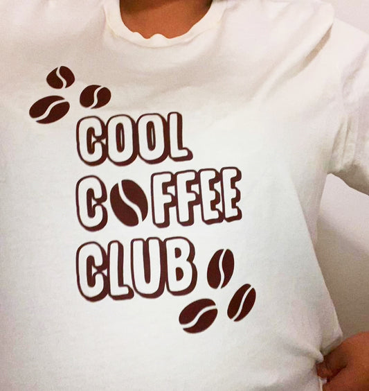 Cool Coffee Club T-shirt - Neutral