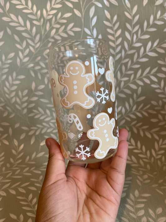 Gingerbread Glass Cup